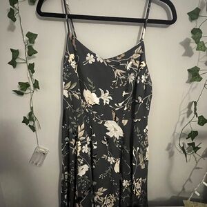 Old Navy Faded Blue Floral Mini Dress Size M